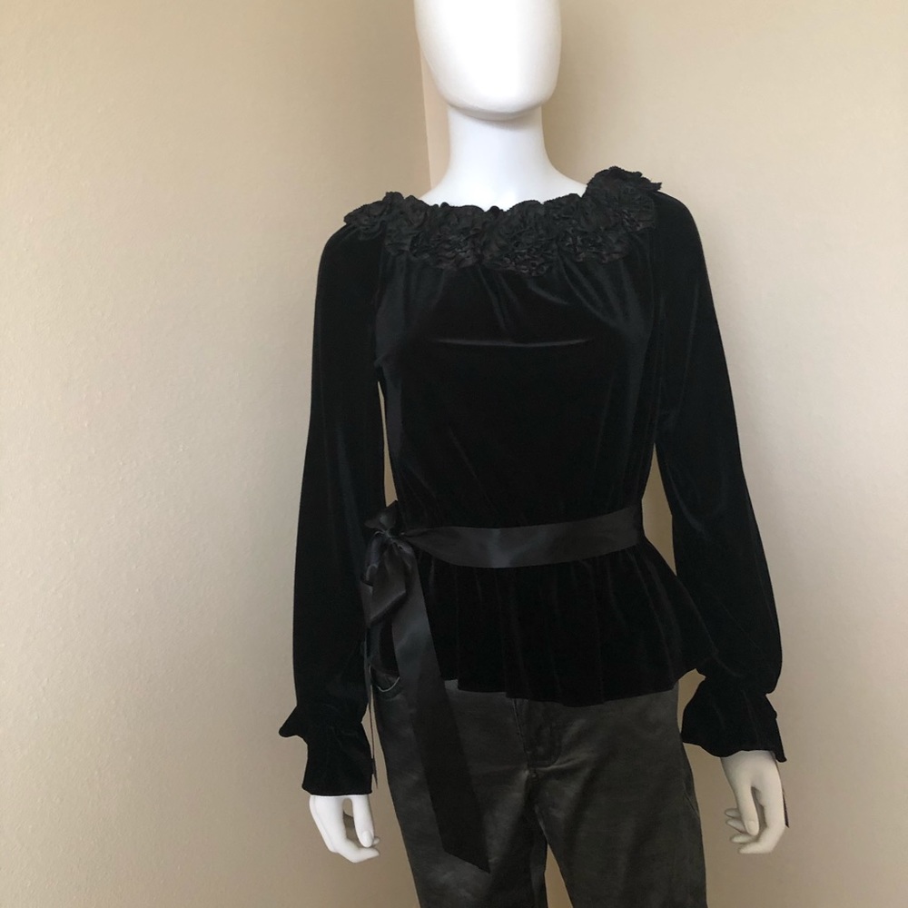 Adrianna Papell Black top - Picture 1 of 6